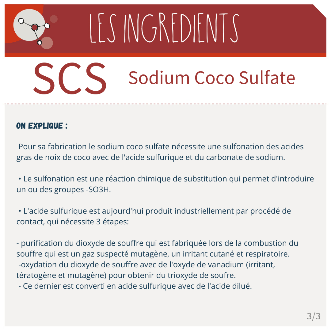 Ingrédient cosmétique - tensioactif SCS - Becose
