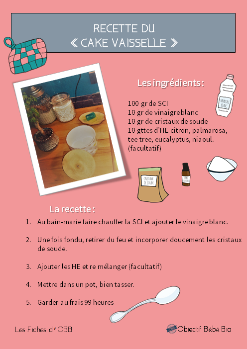 Recette Du Cake Vaisselle Objectif Bebe Bio